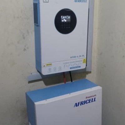 11kva full Solar set up with Lithium battery